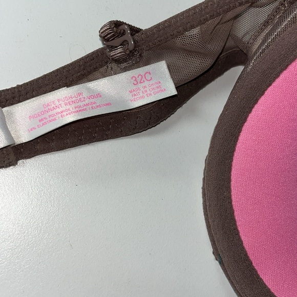 Brown scallop bra PINK BRA - Picture 3 of 3